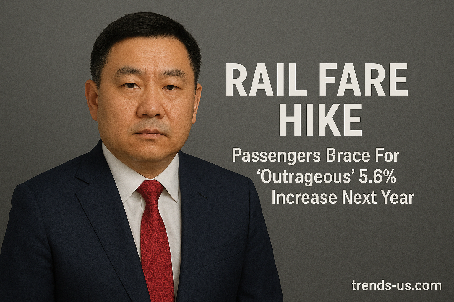 Rail Fare Hike: Passengers Brace for ‘Outrageous’ 5.6% Increase Next Year