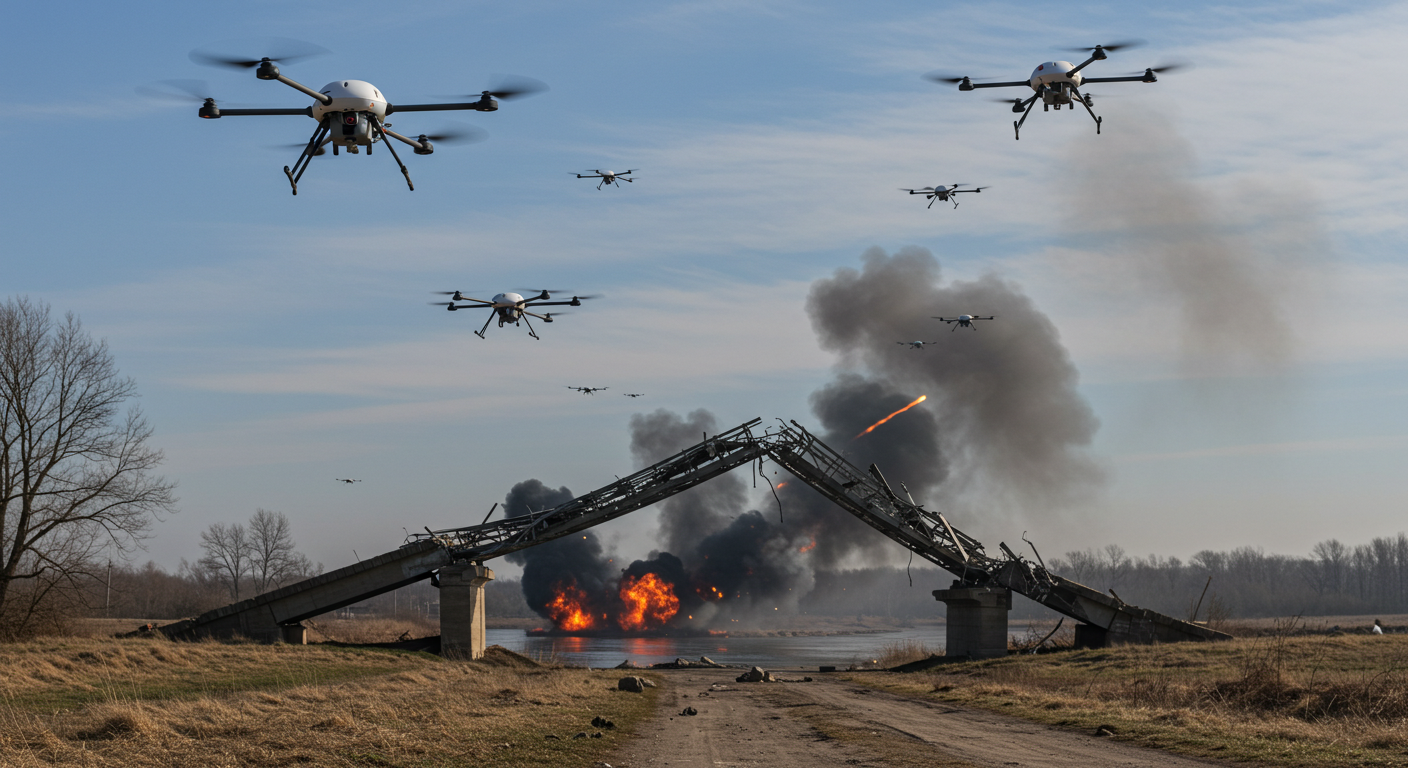 How Ukraine Mastered Drone Warfare to Take Down Russian Bridges