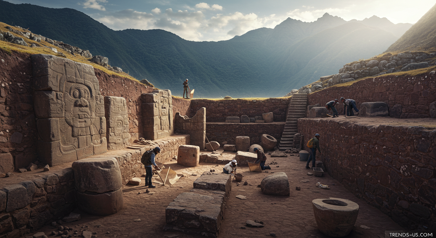 Ancient Temple Unearthed in Peru: Clues to a Pre-Incan Civilization