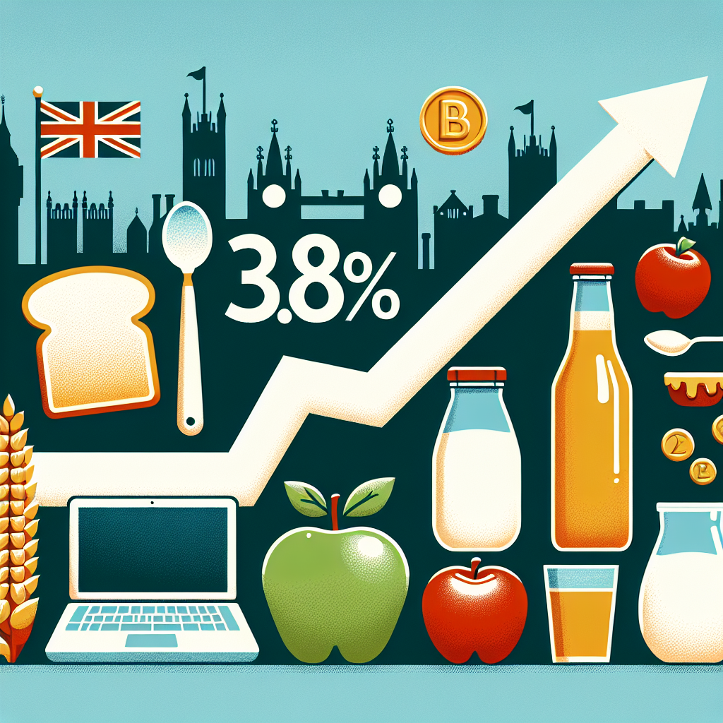 UK Inflation Surges to 3.8%: Higher Food Prices Drive Unexpected Rise