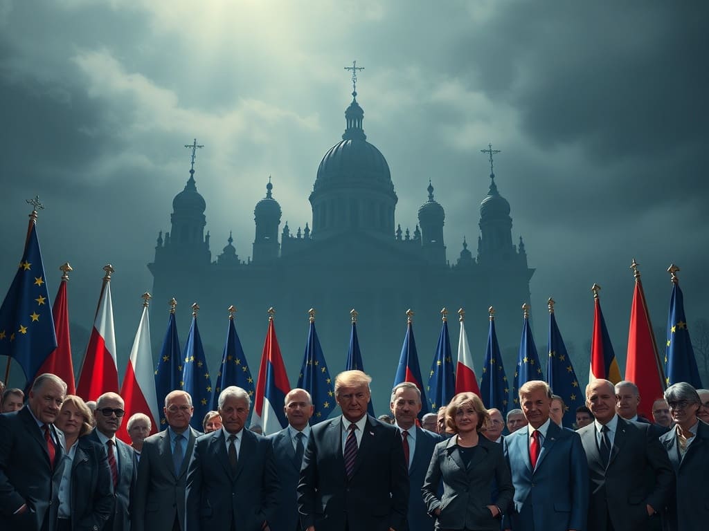 European Leaders Rally to Counter Trump’s Kremlin Ties