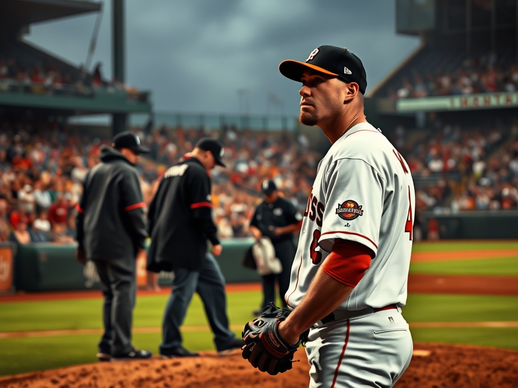 Baseball player on the mound during a game, representing the news of Zack Wheeler's placement on the injured list.