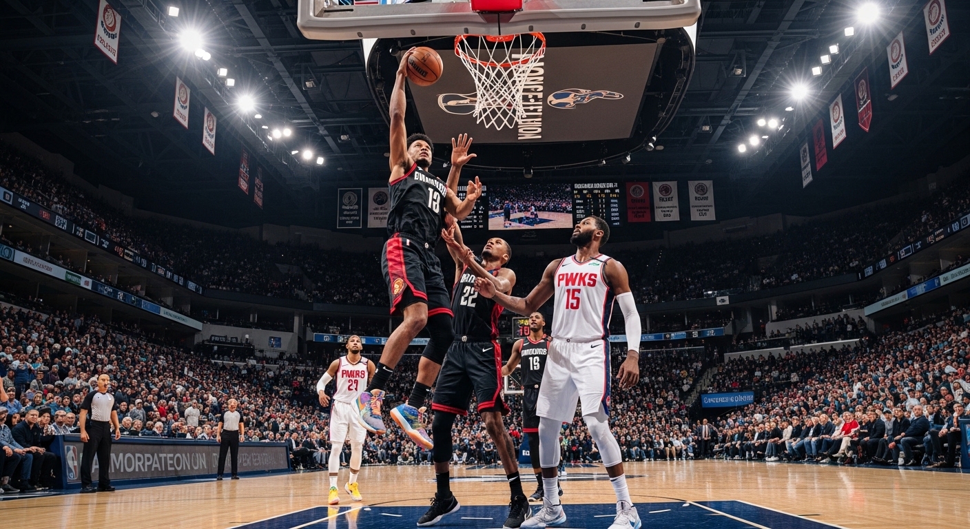 Basketball players in action during Suns vs. Lakers game, symbolizing NBA rivalry