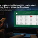 Watch Masters 2026 leaderboard live on TV screen in step-by-step guide