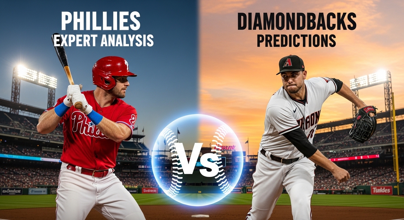 Phillies vs Diamondbacks, expert analysis and predictions, two players in action