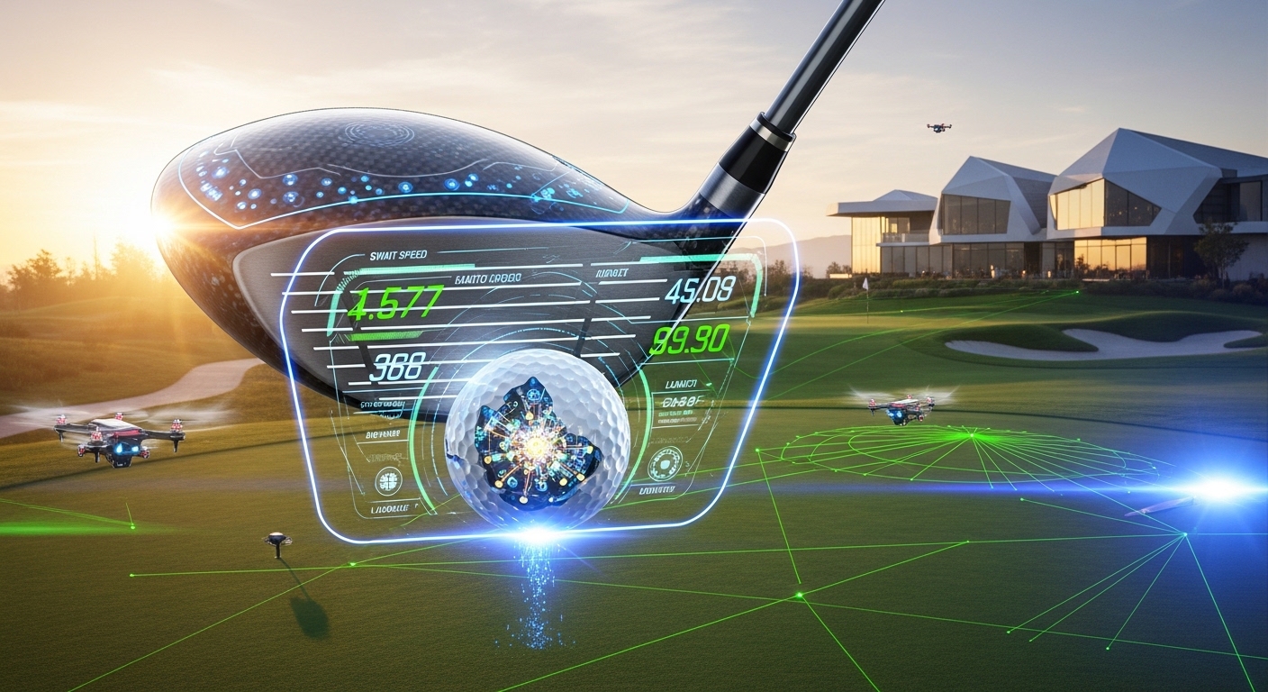 Bryson DeChambeau's 3D printed irons revolutionizing golf with advanced technology on scenic golf course